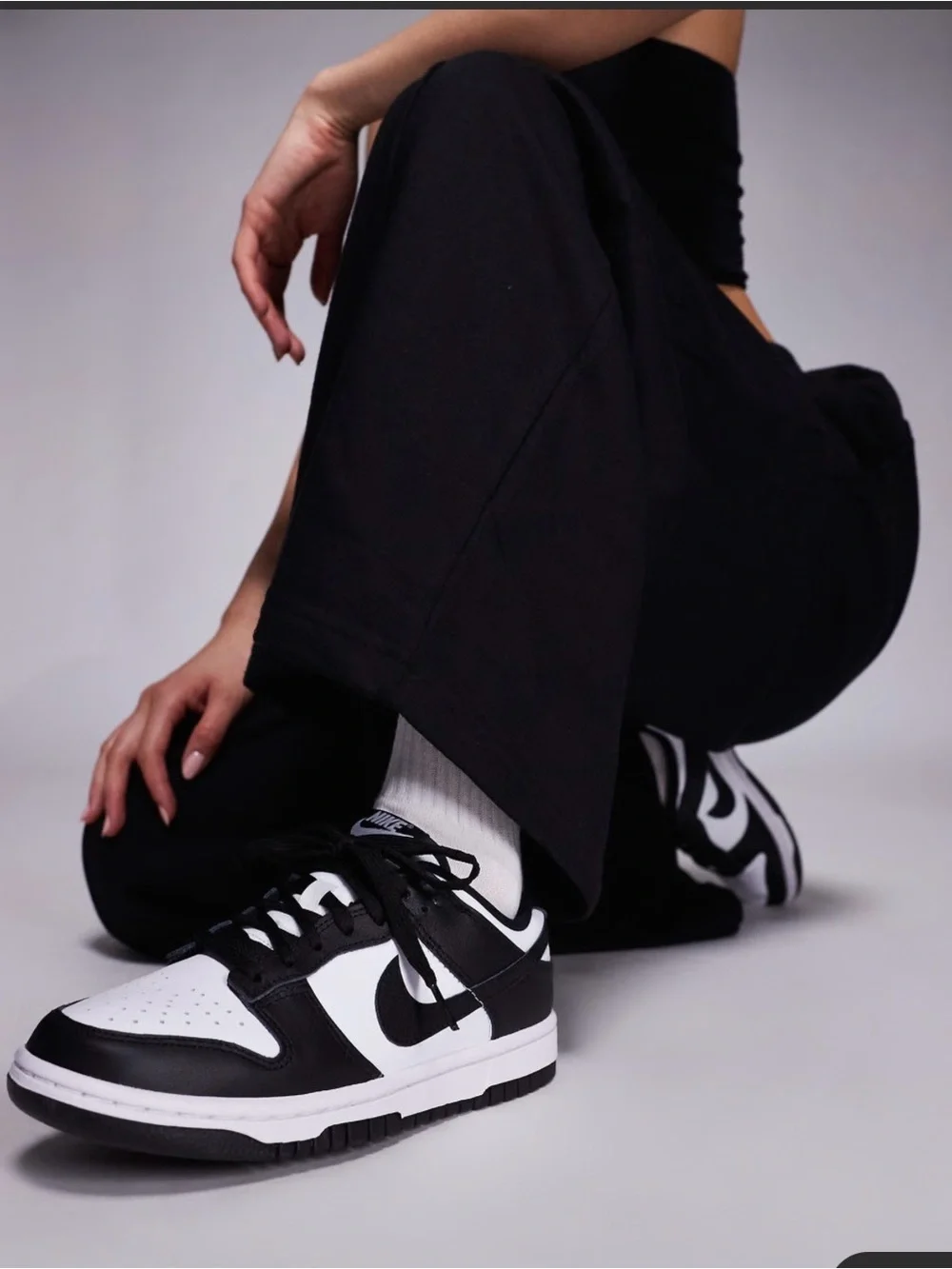 Nike Dunk Low “Panda” Sneakers | Women’s Size 8.5 | Gently Used - Picture 2 of 9